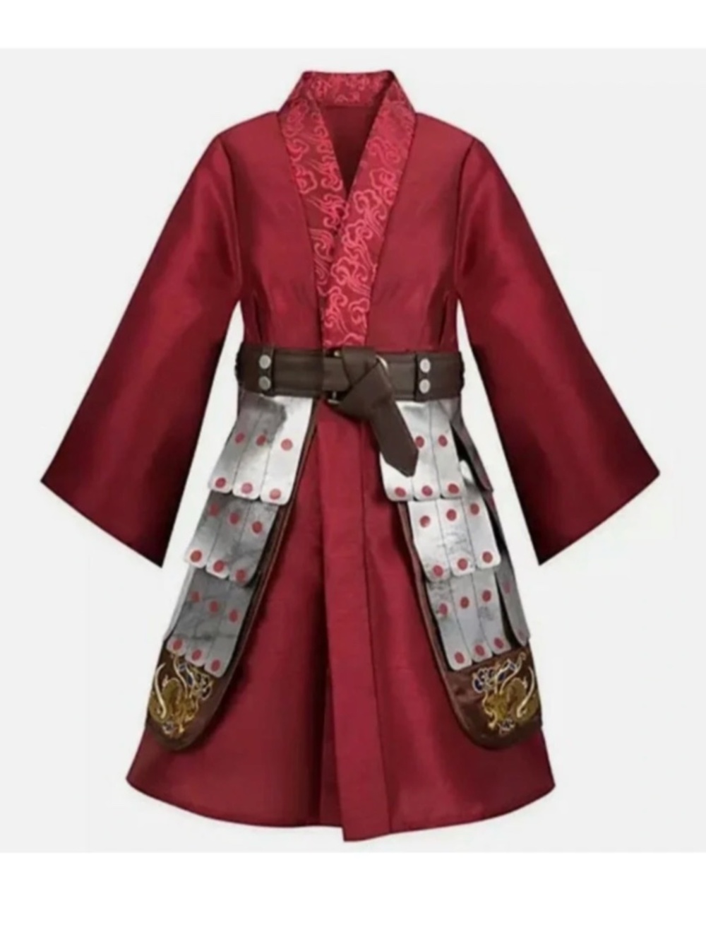 Disney Store Mulan "Hua Jun" Warrior Costume - Size 7/8